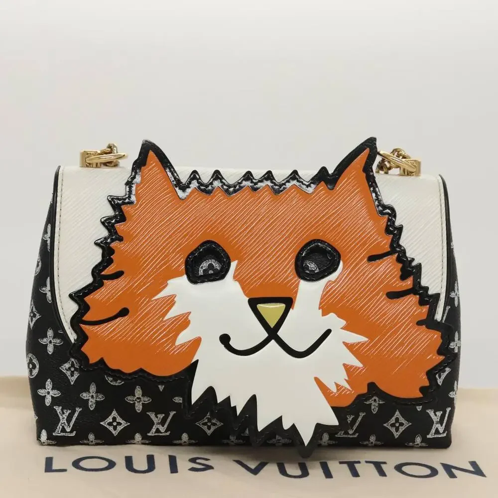 LOUIS VUITTON Catgram Cat Pochette Shoulder Bag Black M52935